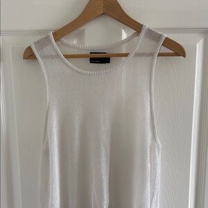 ASOS White Mesh Tank Top